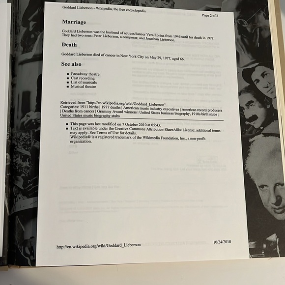 Vintage Rare 1977 album from GODDARD LIBERSON as a memorial to CBS - Picture 10 of 16